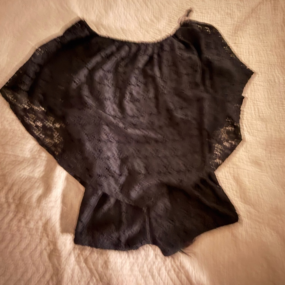Va Va Voom Black Lace Blouse